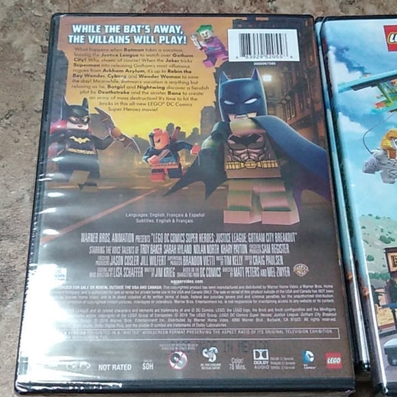 Batman +  Scooby Doo Lego Movies, set of 3 - Picture 4 of 10